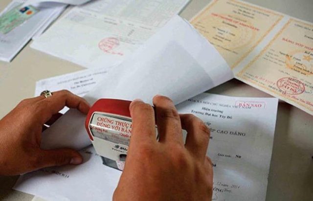 Các loại giấy tờ bản sao công chứng cần thiết trong bộ hồ sơ nhập học đại học